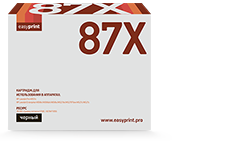 

Картридж лазерный EasyPrint LH-87X (87X/CF287X), черный, 18000 страниц, совместимый для LaserJet Pro M501n/Enterprise M506dn/M506x/M527c/M527f/M527dn