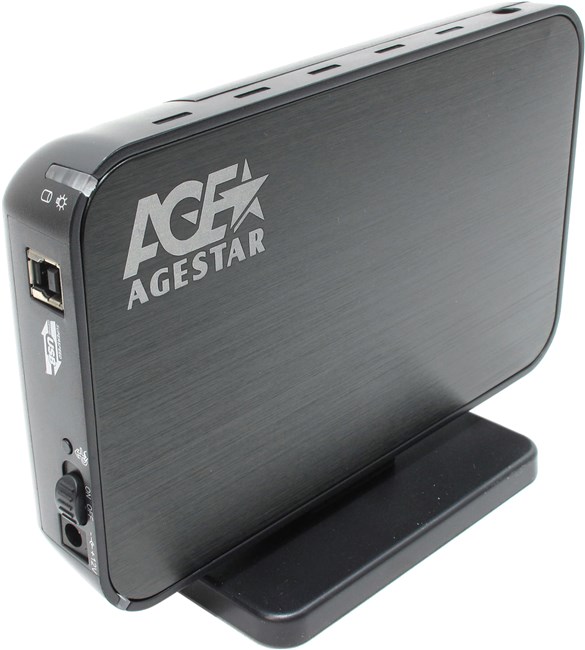 Внешний бокс AgeStar 3UB3A8-6G, 1x3.5", черный