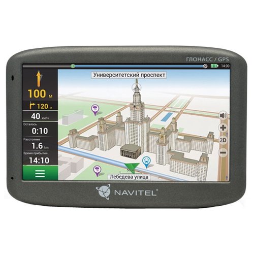 Навигатор Navitel G500, 5" 480x272, 128Mb RAM, 4Gb