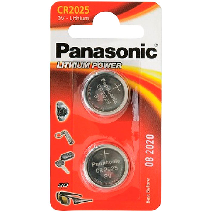 Батарея Panasonic CR2025 (2шт)