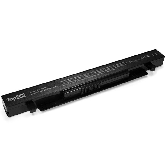 

Аккумуляторная батарея TopON для ASUS X550 X550D X550A X550L X550V Series 14.8V 2200mAh PN: A41-X550 A41-X550A (TOP-AS41), Черный, TOP-AS41