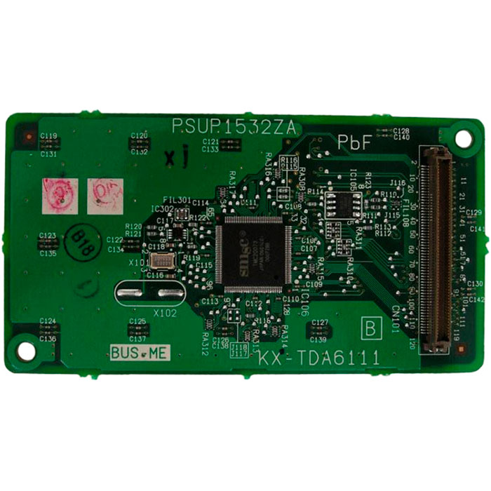 Модуль Panasonic KX-TDA6111XJ подключения 2-го и 3-го блоков расширения, цвет зеленый - фото 1