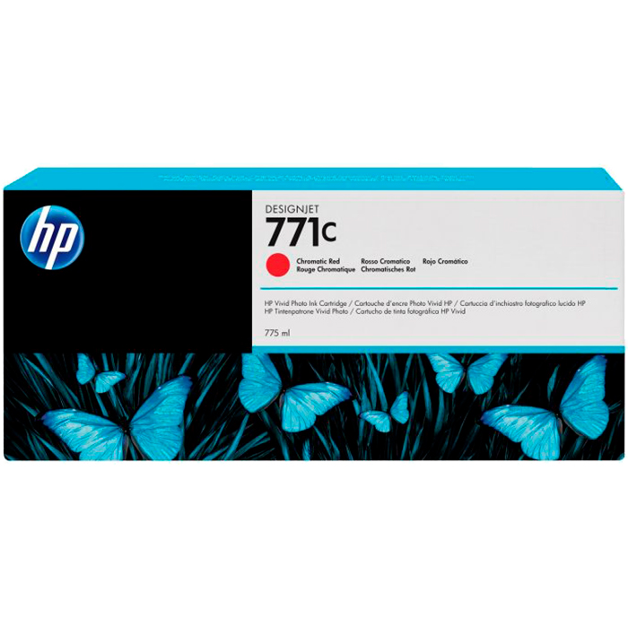 

Картридж струйный HP 771C (B6Y08A), красный, оригинальный, объем 775 мл для HP HP DesignJet Z6200, 771C