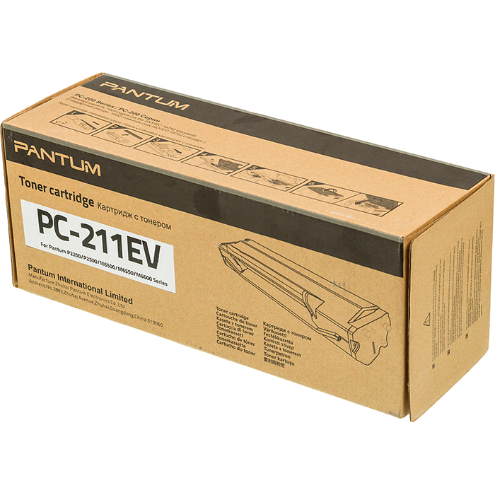Картридж лазерный Pantum PC-211EV, черный