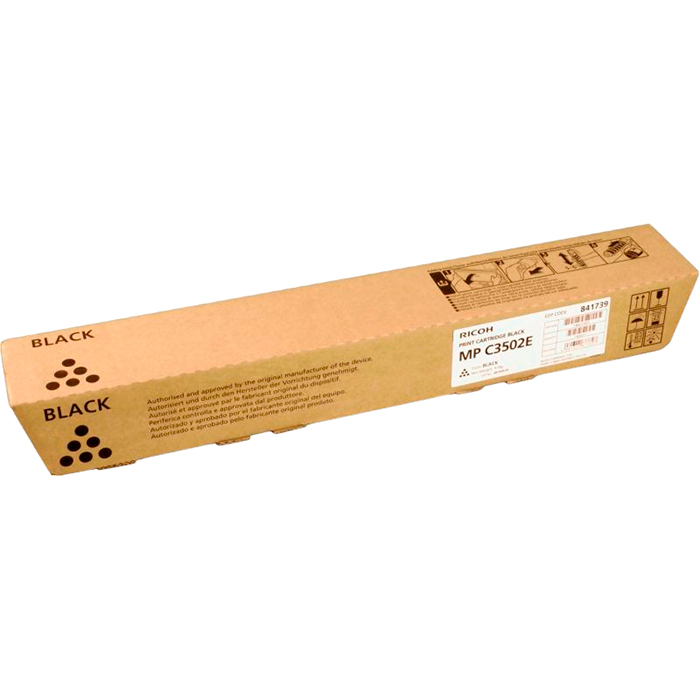 

Картридж лазерный Ricoh MPC3502E/841739/842016, черный, 28000 страниц, оригинальный для Ricoh Aficio MPC3002/C3502, MPC3502E