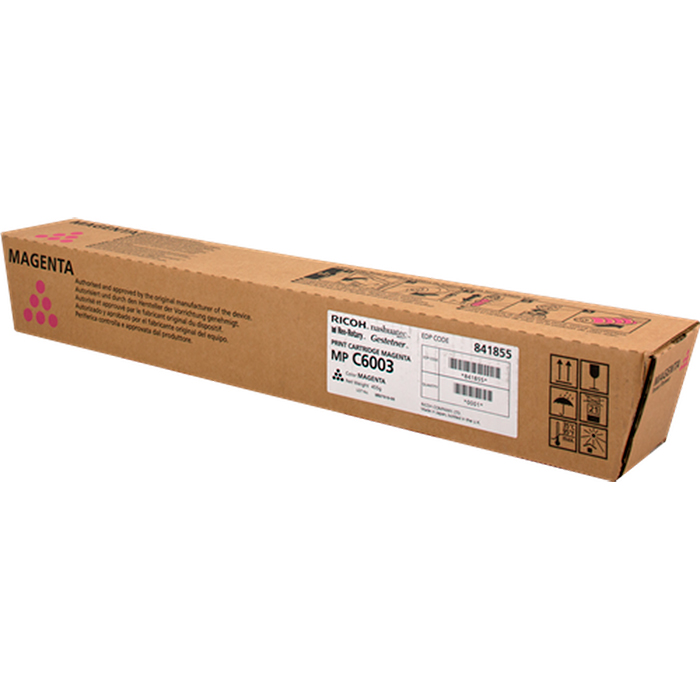 

Картридж лазерный Ricoh MPC6003/841855, пурпурный, 22500 страниц, оригинальный для Ricoh MPC4503-C6003/C4504-C6004, MPC6003