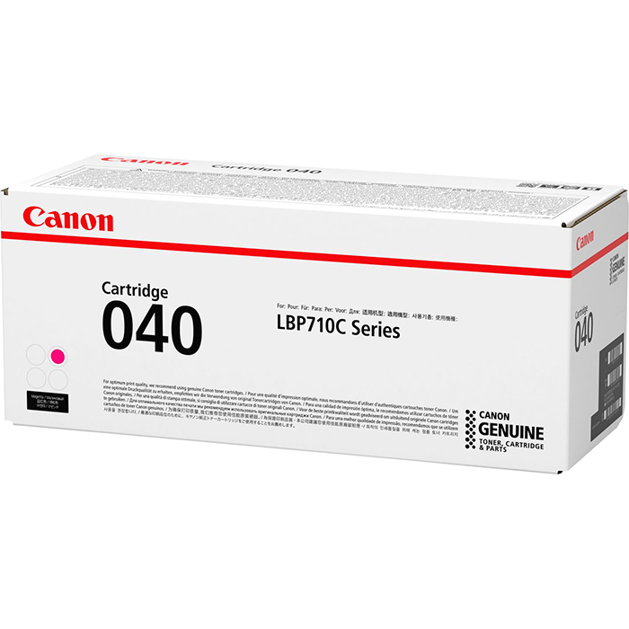 

Картридж лазерный Canon CRG 040 M/0456C001, пурпурный, 5400 страниц, оригинальный для Canon LBP710Cx/712Cx, CRG 040 M