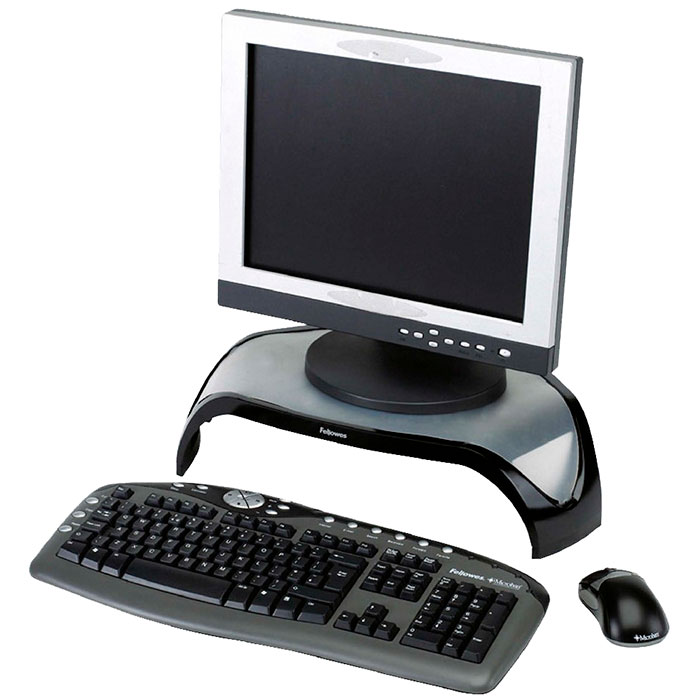 

Подставка под монитор FELLOWES CRC80201, для рабочего стола (fs-80201), Серый, Smart Suites