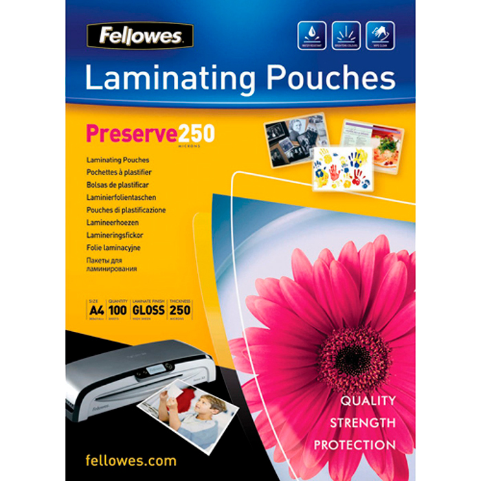 Пленка для ламинирования FELLOWES A4 100 шт