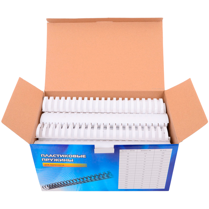 Пружины для переплета 4.5 см, 341-410 листов, Office Kit