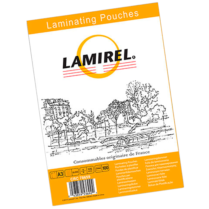 Пленка для ламинирования Lamirel A3 100 шт