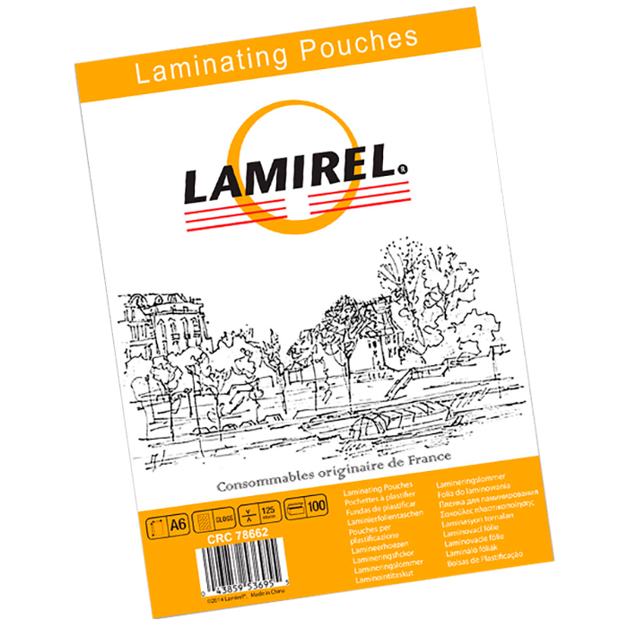 Пленка для ламинирования Lamirel A6 100 шт