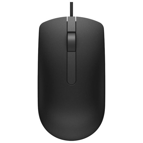 

Мышь проводная Dell MS116, 1000dpi, оптическая светодиодная, USB, черный (570-AAIR), MS116
