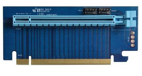 Адаптер райзер (RiserCard) Wibtek, PCI-Ex16(M)-PCI-Ex16(F) (AMV-IO-PEX16)