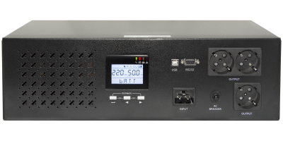 ИБП SNR UPS-LIRM-3000-PS, 3000 В·А, 2.4 кВт, EURO, черный