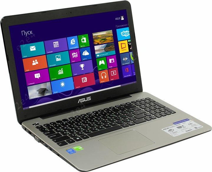 Ноутбук ASUS R556LN 15.6" 1366x768, Intel Core i5-5200U 2.2GHz, 8Gb RAM, 1Tb HDD, DVD-RW, GeForce 840M-2Gb, WiFi, BT, Cam, W8 (90NB0641-M07820)