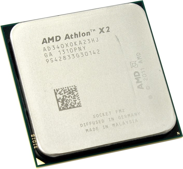 Процессор AMD Athlon X2-340 Trinity (2012), 2C/2T, 3200MHz TDP-65W SocketFM2 tray (AD340XOKA23HJ)