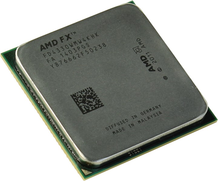 Процессор AMD FX-4330 Vishera (2012), 4C/4T, 4000MHz 8Mb TDP-95W SocketAM3+ tray (FD4330WMW4KHK )