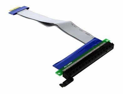 

Кабель PCI-Ex1(M)-PCI-Ex16(F), 15 см, серый Espada (PCIEX1-X16rc)