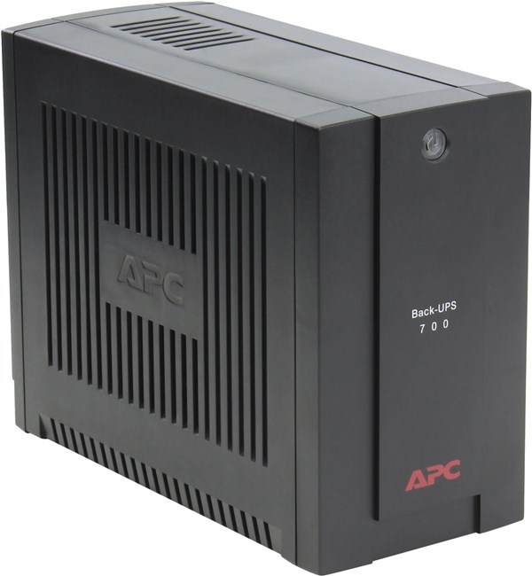 

ИБП APC Back-UPS, 700VA, 390W, IEC, розеток - 4, USB, черный (BX700UI), Back-UPS