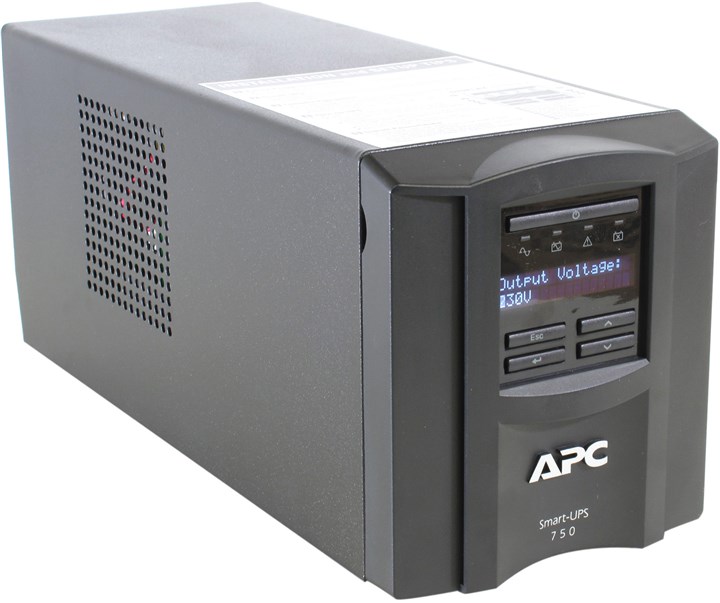 ИБП APC Smart-UPS, 750 VA, 500 Вт, черный
