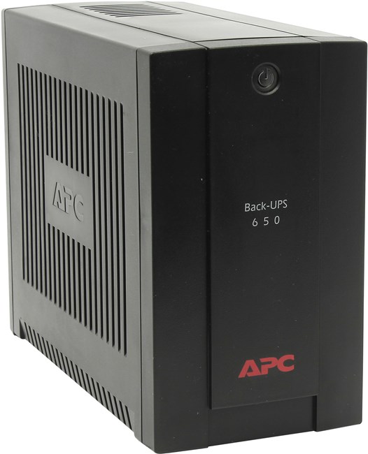 ИБП APC Back-UPS RS, 650VA, 390W, EURO, розеток - 4, USB, черный (BX650CI-RS)