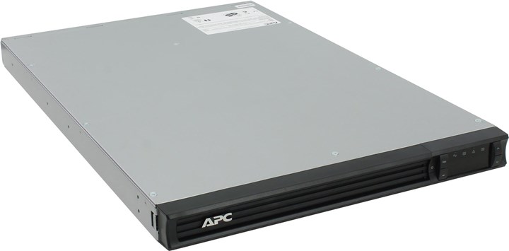 ИБП APC Smart-UPS, 1500 В·А, 1 кВт, IEC, розеток - 4, USB, черный (SMT1500RMI1U)
