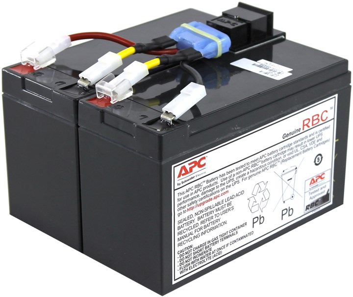 

Аккумуляторная батарея для ИБП APC RBC48, 12V, 7Ah, SUA750I, Черный, RBC48