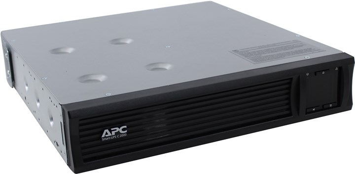 ИБП APC Smart-UPS, 2000VA, 1300W, IEC, розеток - 6, USB, черный (SMC2000I-2U)