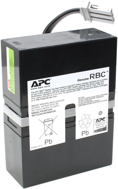 

Аккумуляторная батарея для ИБП APC RBC33, 12V, 9Ah, SC1000I/BR1500I (RBC33), Черный, RBC33