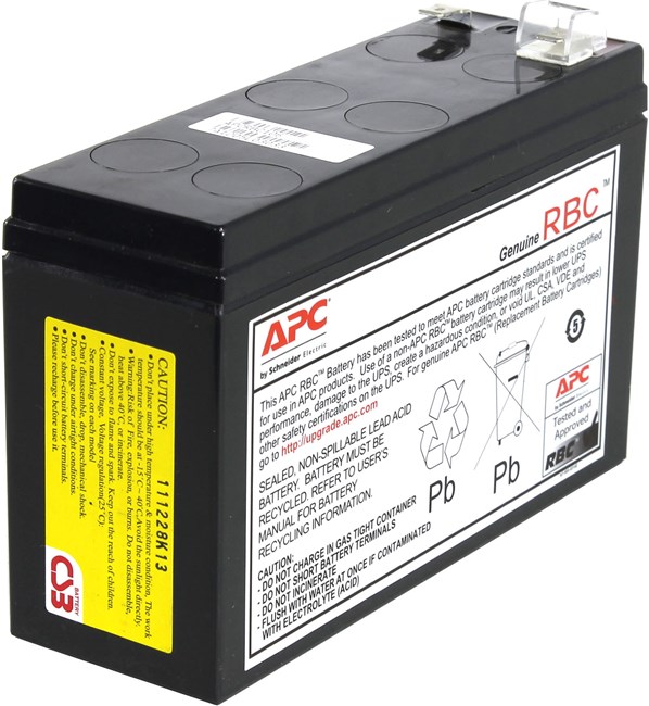 

Аккумуляторная батарея для ИБП APC RBC106, 12V, 6Ah, BE400-RS, Черный, RBC106