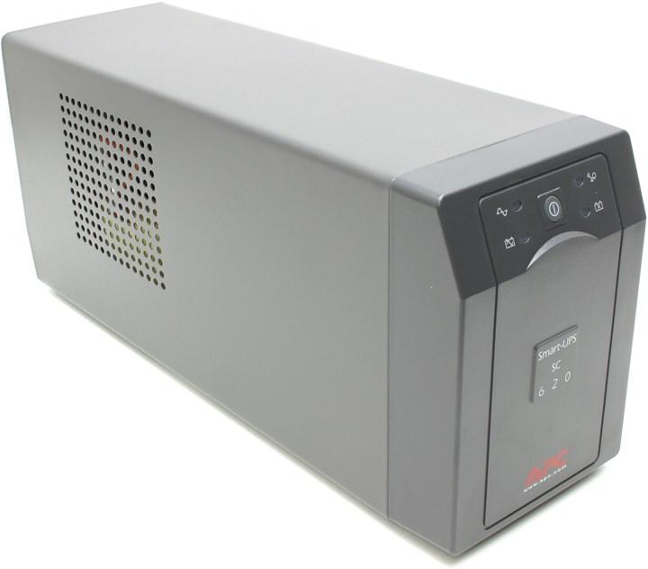 

ИБП APC Smart-UPS, 620 VA, 390 Вт, IEC, розеток - 4, серый (SC620I), Smart-UPS