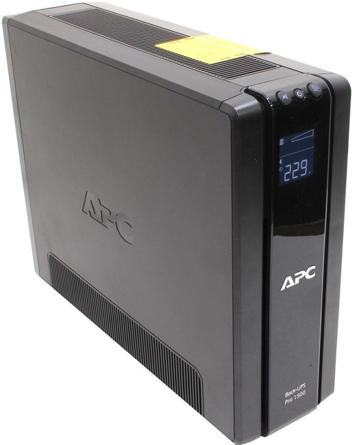 

ИБП APC Back-UPS Pro, 1500 В·А, 865 Вт, IEC, розеток - 8, USB, черный (BR1500GI), Back-UPS Pro