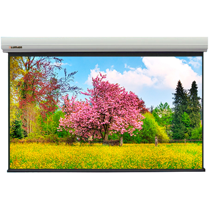 

Экран для проектора рулонный Lumien Master Large Control, настенно-потолочный моторизированный 4:3 437x569 MW, экран, привод, пульт ДУ (LMLC-100102), Master Large Control