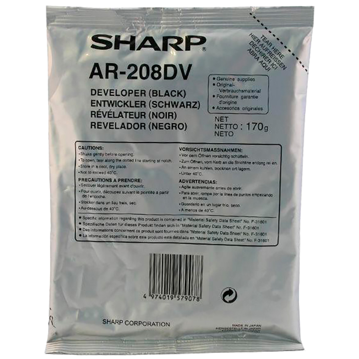 Девелопер Sharp AR208DV