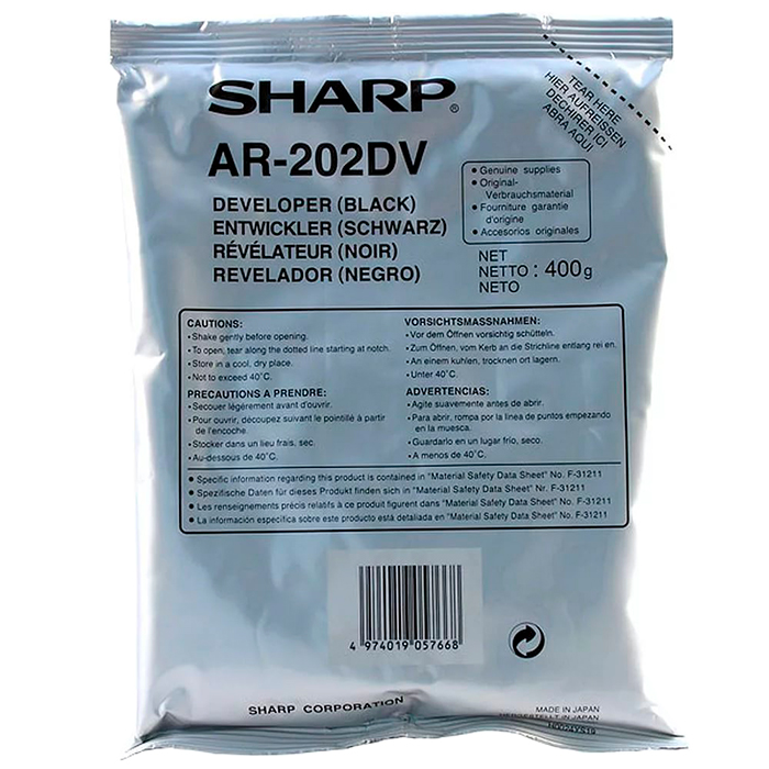 

Девелопер Sharp AR202LD/AR202DV для AR163/201/206/M160/M205/5316/5320, Черный, AR202LD/AR202DV