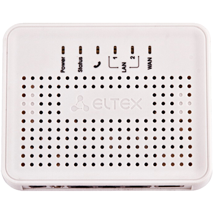 

Шлюз Eltex TAU-1M.IP, 1xFXS, 1xWAN, 2xLAN, 1xUSB, SIP, Белый