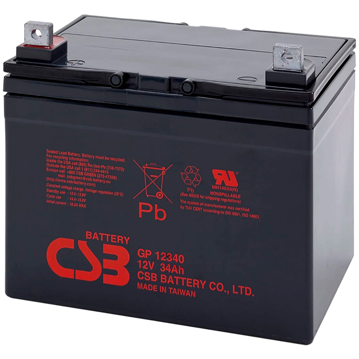 Аккумуляторная батарея для ИБП CSB GP GP12340, 12V, 34Ah
