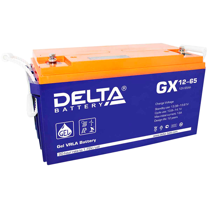Аккумуляторная батарея для ИБП Delta GX GX 12-65, 12V, 65Ah