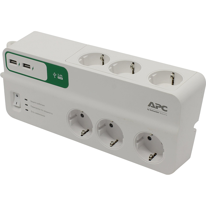 Сетевой фильтр APC Essential (PM6U-RS)