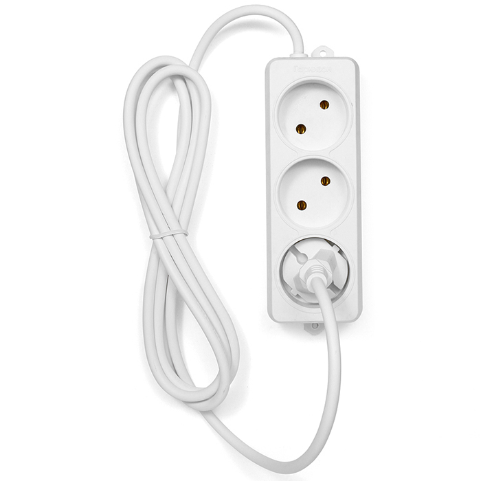 

Удлинитель Гарнизон EL-NL3-W-2, 3-розетки, 2м, белый (06292), EL-NL3-W-2