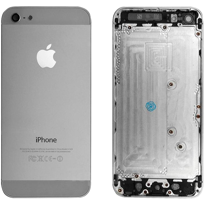Задняя панель для смартфона Apple iPhone 5S, A+. Цвет белый (TOP-iP5S-BC-W)
