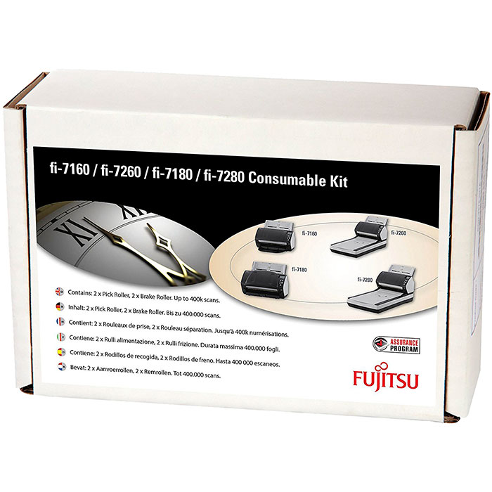 Комплект расходных материалов Fujitsu оригинал для Fujitsu fi-7160/fi-7260/fi-7180/fi-7280 (CON-3670-002A/CON-3670-400K)