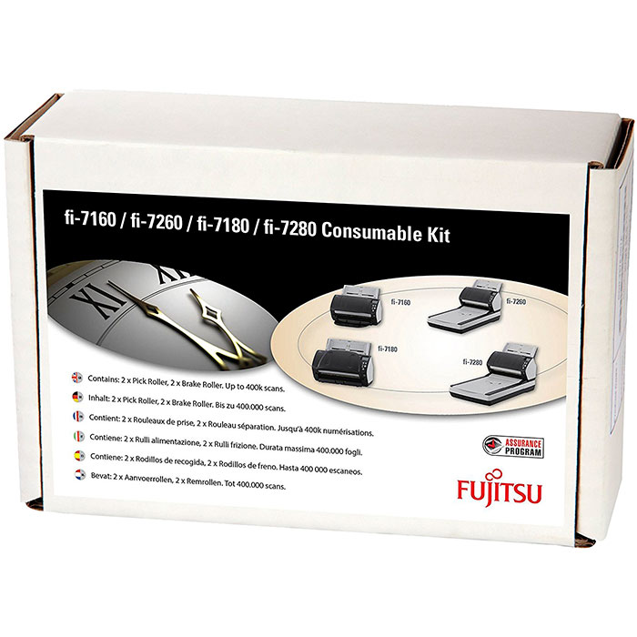 

Комплект расходных материалов Fujitsu оригинал для Fujitsu fi-7160/fi-7260/fi-7180/fi-7280 (CON-3670-002A/CON-3670-400K)