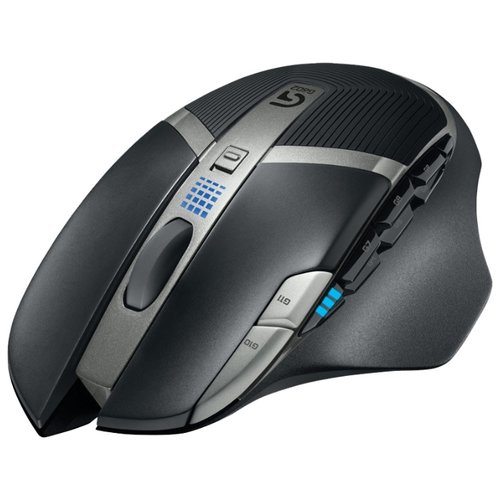 Мышь беспроводная Logitech G602 Gaming, 2500dpi, оптическая лазерная, Wireless, USB, черный (910-003822)