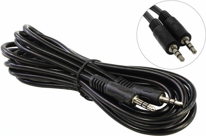 

Кабель соединительный 5bites Jack 3.5-Jack 3.5, 3м, черный (AC35J-030M)
