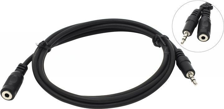 

Кабель соединительный Telecom Jack 3.5-Jack 3.5(f), 1.5м (TAV7179-1.5M)
