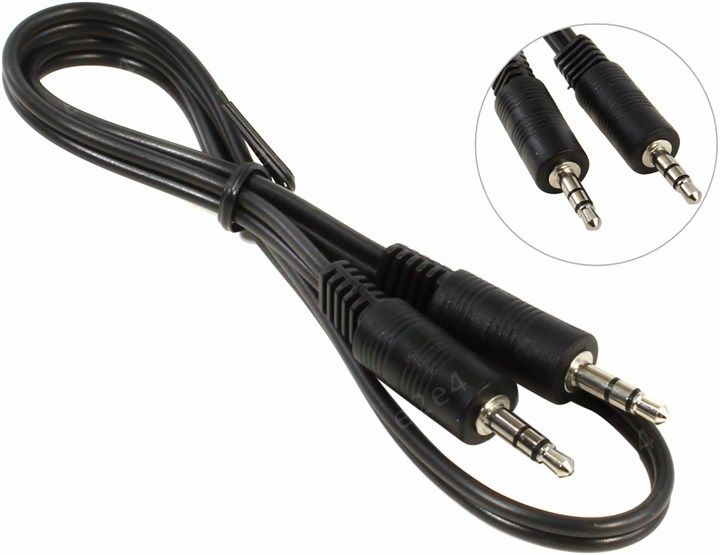 

Кабель соединительный 5bites Jack 3.5-Jack 3.5, 50см, черный (AC35J-005M)