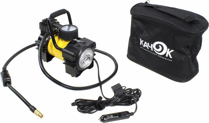 Компрессор автомобильный Качок K90 LED, 40л/мин, 10 атм