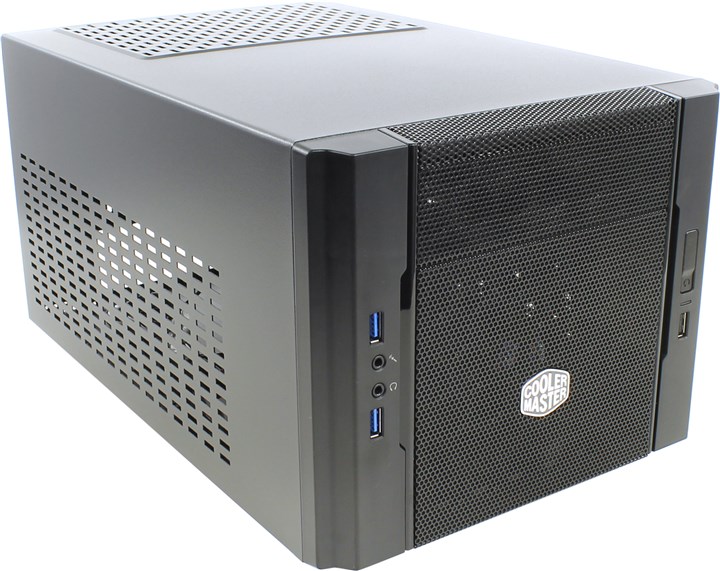 Корпус COOLERMASTER Elite 130 , Mini-ITX, Mini-Tower, черный, без БП (RC-130-KKN1)